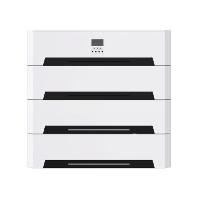 China Wall Mount Solar Powered Generator 5kwh LiFePo4 Lithium Battery 16S 51.2v 100Ah 6000 Cycles Deep Cycle Power Backup Server Battery for sale