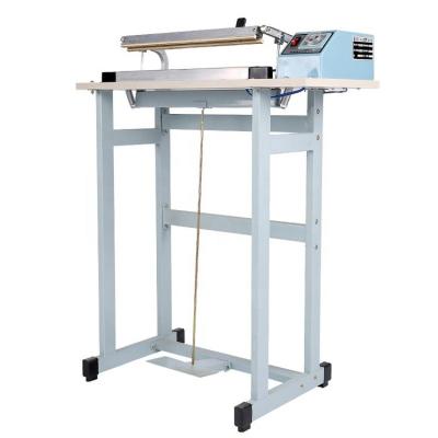 Китай 220V DUOQI SFTD-600 CE Железный педаль ноги Enseal Sealer Bag Sealer с ножом Тепловой герметизатор Полуавтоматическая герметизаторная машина продается