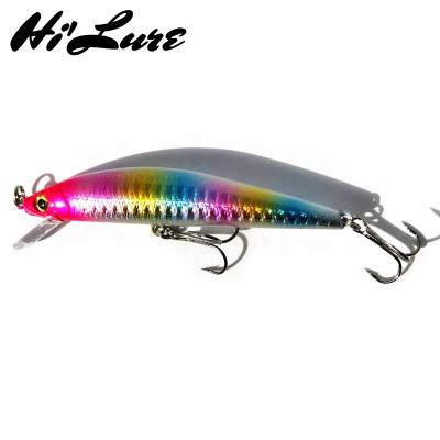 China ABS Plastic 90mm Fishing 28.5g Lure Heavy Minnow Bait Artificial Sea Bass Sinking Jerkbait HYM01 for sale