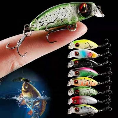 China ABS 35mm 3.1g Plastic Hard Bait Freshwater Minnow HHM22 Japan Mini Trout Fishing Lure Artificial for sale