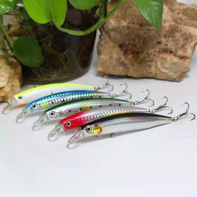 China ABS Plastic 90mm Minnow 12g Fishing Lure Artificial Hard Bait Floating Jerkbait Wobbler 90F HCM13 for sale
