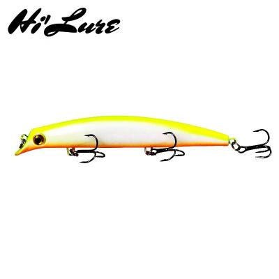 China ABS Plastic 14g 125mm Minnow Fishing Lure Hard Bait Saltwater Bass HXM02 Floating Trolling Wobbler for sale