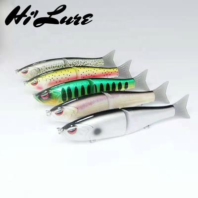 China 175mm Flip Fishing 63g Plastic Hard Joint Bait Lure Big 175mm Swimbait Minnow Pike Wobbler 2 Section Sea Bass HLMS02 for sale