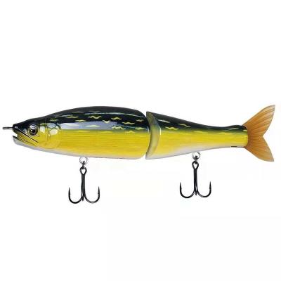 China ABS 220mm Plastic 110g Swimbait Large Bass Fishing Lure Jointed Bait for Pike Sinking Shad Glider HCM11 for sale