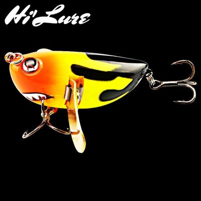 China ABS Plastic 60mm Fishing 12.5g Lure Snap Bait Jugger Lie Artificial Plopper Topwater Hard Isca HHP02 for sale
