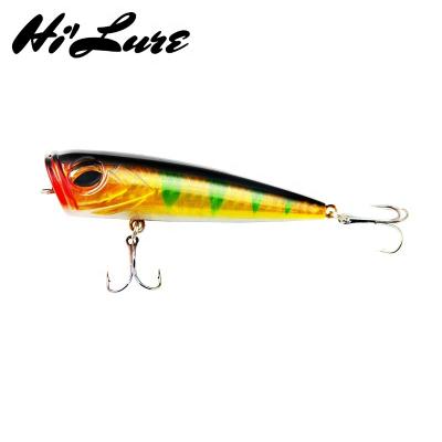 China ABS plastic 80mm fishing lure 14g artificial hard bait top water bass isca HXP03 for sale