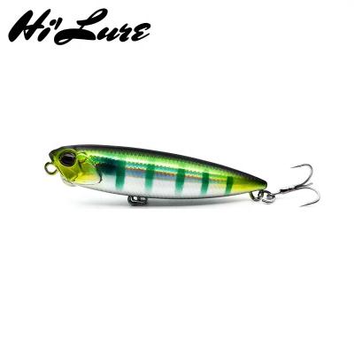 China ABS Plastic 14.5g 100mm Fishing Lure Top Artificial Water Bait Pencil Hard PESCA Walk Dog HTPE01 for sale