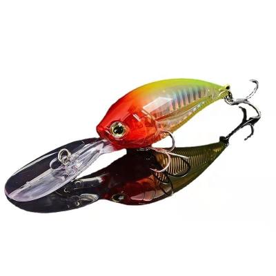 China ABS Plastic Long Lip 70mm 22g 3D Crystal Crankbait Hard Artificial Fishing Bass Wobbler Pesca HWC01 for sale