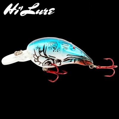 China ABS Plastic 50mm Fishing Lure 11g Crankbait Bait Hard Artificial Sea Bass Pike Wobbler HHC02 for sale
