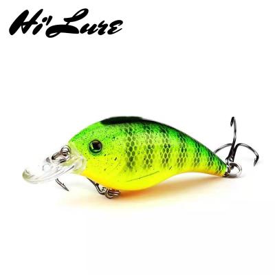 China ABS Plastic 60mm Fishing Lure Wobbler Wobbler Healthy Artificial Hard Bait Floating Crankbaits HYC01 Shallow Diving 10g Plastic 60mm for sale