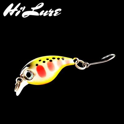 China 35mm Fishing 2.1g Mini Crank Plastic Artificial Isca Bait Lure Artificial PESCA Crankbait HHC08 Single Hook for sale