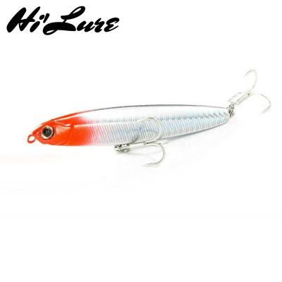 China ABS Plastic Fishing Lure Pencil Bait Bass 10g 14g 75mm/18g 24g 95mm Hard Sinking Wobbler HBPE01 for sale