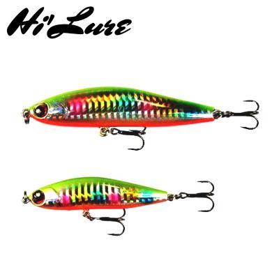 China Artificial Bait 70mm 14g / 95mm 25g Japan ABS Plastic Fishing Lure Sinking Pencil Hard PESCA HTPE03 for sale