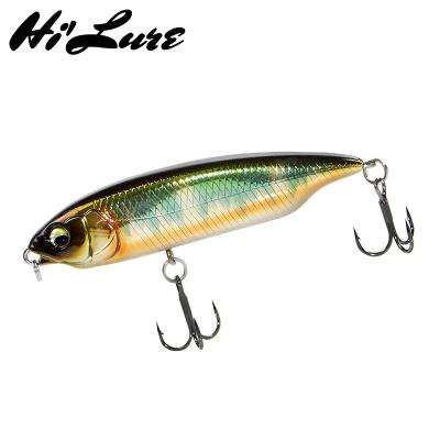 China ABS Plastic 59mm 5.5g/80mm 11g Fishing Lure Hard Bait Pencil Lure Pike Sinking Wobbler HHPE09 for sale