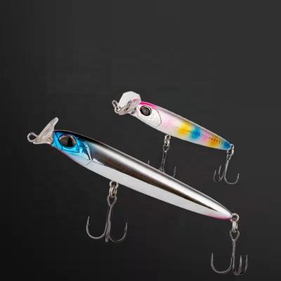 China ABS 13g 17g 23g Japan Artificial Pencil Fishing Lure Plastic Sinking Rocket Bait Trout Pesca HWPE01 for sale