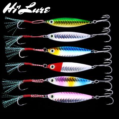 China Ice Building Bass Wobbler HBJ05 Winter Artificial Metal Jig Fishing Lure Bait 7g 10g 15g 20g 30g for sale
