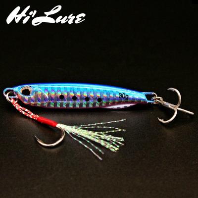 China 10g 15g 20g 25g 30g 40g 60g Metal Jig Fishing Lure Artificial Groundbait Spangles Lead Spoon HBJ07 for sale