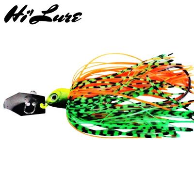 China 10g Metal Jig Fishing Lure Spinner Glitter Winter Artificial Ice 70mm Building HBS04 for sale