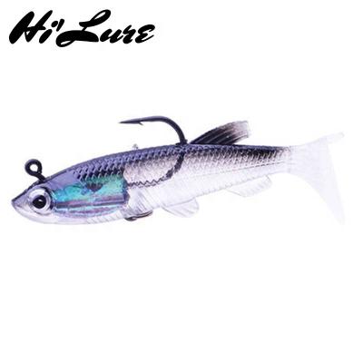 China Fishing Lure 14g Plastic 80mm ABS Soft Inner Tail Lead Artificial Saltwater Fresh Isca HBS10 for sale