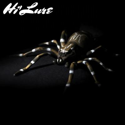 China Silcone 6g 70mm Fishing Lure Artificial Bait Spider Insect Soft Floating Frog HZS01 for sale