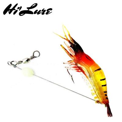 China Silcone 5.6g 85mm Fishing Lure Artificial Bait Shrimp Insect Soft Floating Frog HBS01 for sale