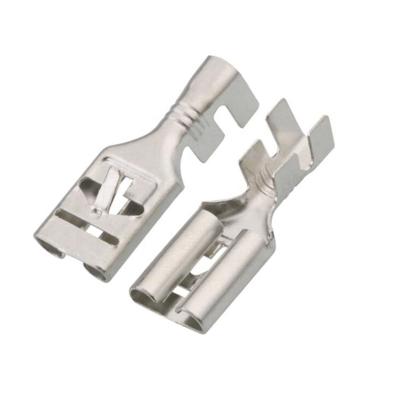China DJ621-E9.5*1.2C Male Pin Lug Brass Automotive Connector Connector Lamp Holder Male Pin for sale
