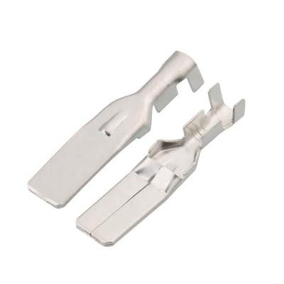 China DJ619-9.5*1.2C Male Pin Lug Brass Automotive Connector Connector Lamp Holder Male Pin for sale
