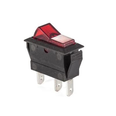 China SPST 3P (WITH lamp) ASW-09D ON-OFF Modified Type Auto Switch Tilt Pin Switch LED Boat Switch for sale