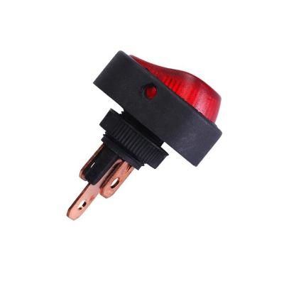 China SPST 3P Retrofit ASW-20D-3 Switch Cat Eye Automotive Switch LED 20A 12VDC SPST 3P (WITH Lamp) ON-OFF for sale