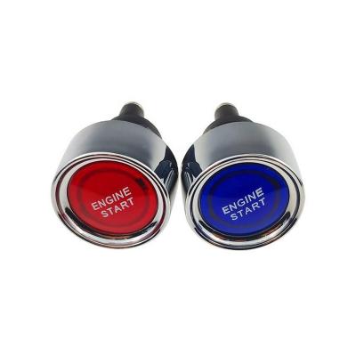 China LED One-Button Start Switch Car LED One-Button Start Switch 50A 12VDC Green Blue Red for sale