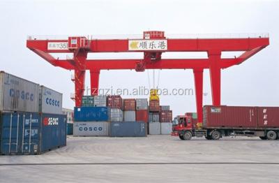 China Mobile Rubber Gantry Crane RTG Tire Gantry Crane Price 40t-150t for sale