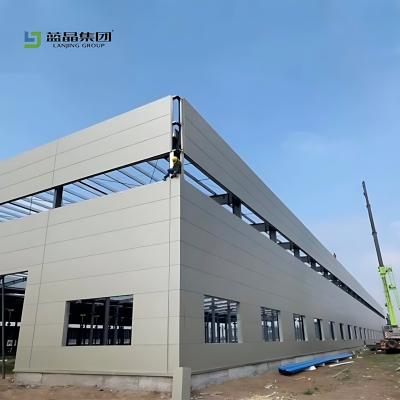 China Bolted Connection Portal Frame Warehouse Sandwich Panel Quick Assembly for sale