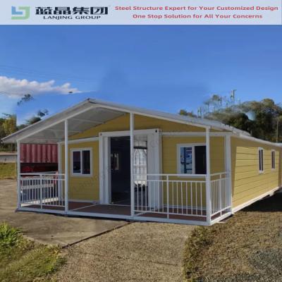 China Luxury Tiny Prefab Modular Container House Expandable Office 20ft 40ft for sale