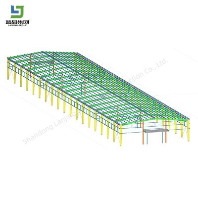 China Customized Prefabricated Steel Structural Building Warehouse Workshop Metal for sale