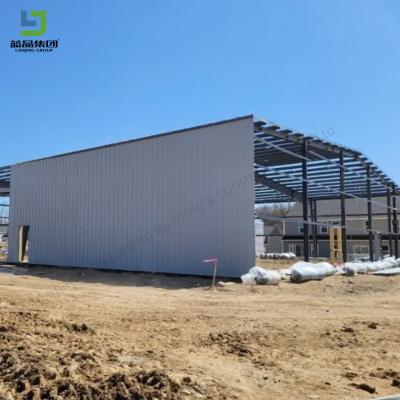 China Prefab Light Steel Structural Building Warehouse Metal Warehouse for sale