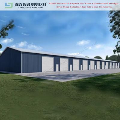 China Customized High Quality Prefab Steel Building Construction Building Garage Shed for sale