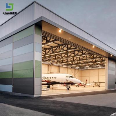 China Modular Industrial Prefabricated Hangars Warehouse Prefab Steel Structure Frame for sale