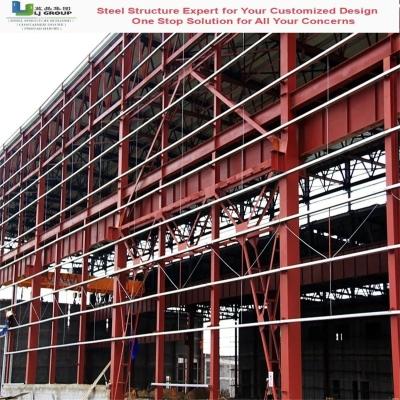 China 3D Modeling Design Commercial Steel Building Bolted Welded Connection for sale