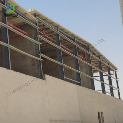 China 500t/M Prefabricated Metal Free Design Steel Structure Workshop Warehouse Hall For Sketchup 4S Car Showroom Te koop
