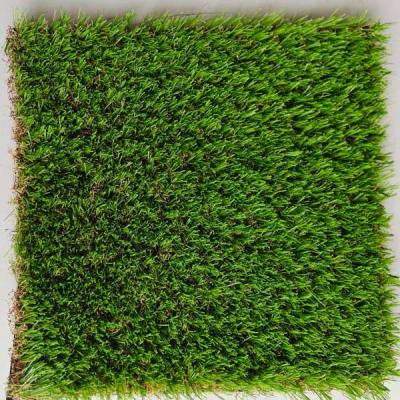 China 9600 Dtex 18900 Paisaje de alta densidad Ocio Hierba artificial mezclando hierba recta y curva en venta