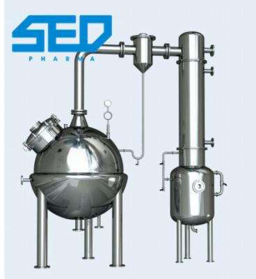 China Tipo máquina que concentra de acero inoxidable de la bola del equipo herbario de la extracción en venta