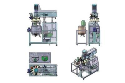 Chine Équipement industriel triphasé de pâte dentifrice avec la fonction de levage hydraulique à vendre