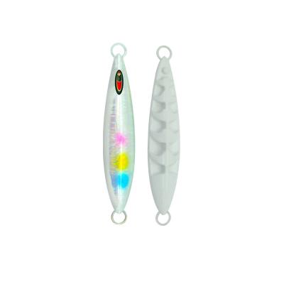 China 200g Slow Lead Jig Jig Lure Saltwater Lure Metal Jig Lead Fishing Lure 3D Printing Bass Pesca for sale