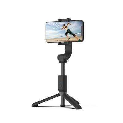 China Mobile Phone 19004 Outdoor Sports Stabilizer Level Lock Rotate 360 Degree Tripod Without APP Single Axis Gimbal Stabilizer for sale