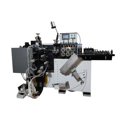 China Construction works Metal barrel loop drum locking clamp servo forming hydraulic cutting small rebar ring making machine for sale