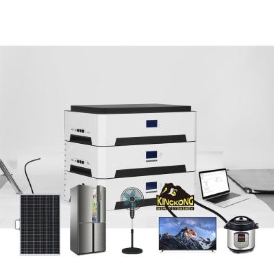 Cina 51.2V 100Ah 200Ah 300Ah LiFePO4 batteria 5Kwh 10Kwh 15Kwh impilabile per lo stoccaggio solare in vendita