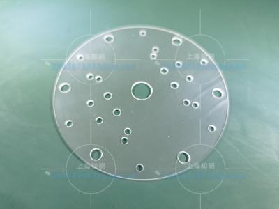 Chine RFIC Al2O3 Sapphire Optical Windows With Hole transparente à vendre