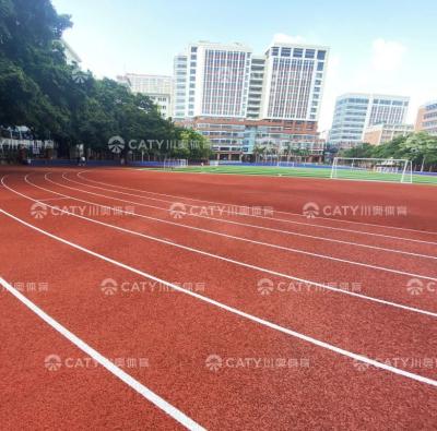 Chine 13 mm ESP préfabriqué WA Approuvé piste de course Sport plancher piste d'athlétisme à vendre