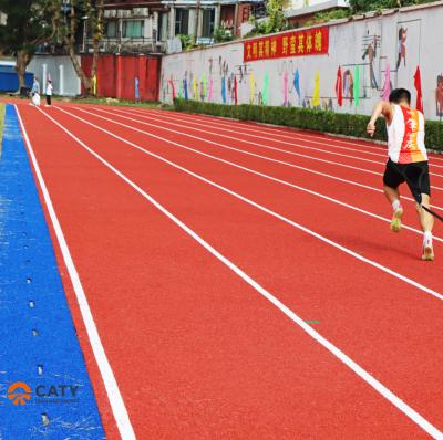 Cina Shock Epdm Superficie di corsa pista di gomma Per correre con pista di gomma Installazione Superficie di pista non tossica in vendita