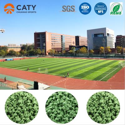 China SGS Certificated Shock-absorbing TPE Sports Infill For Artificial Lawns Football Pitches for sale